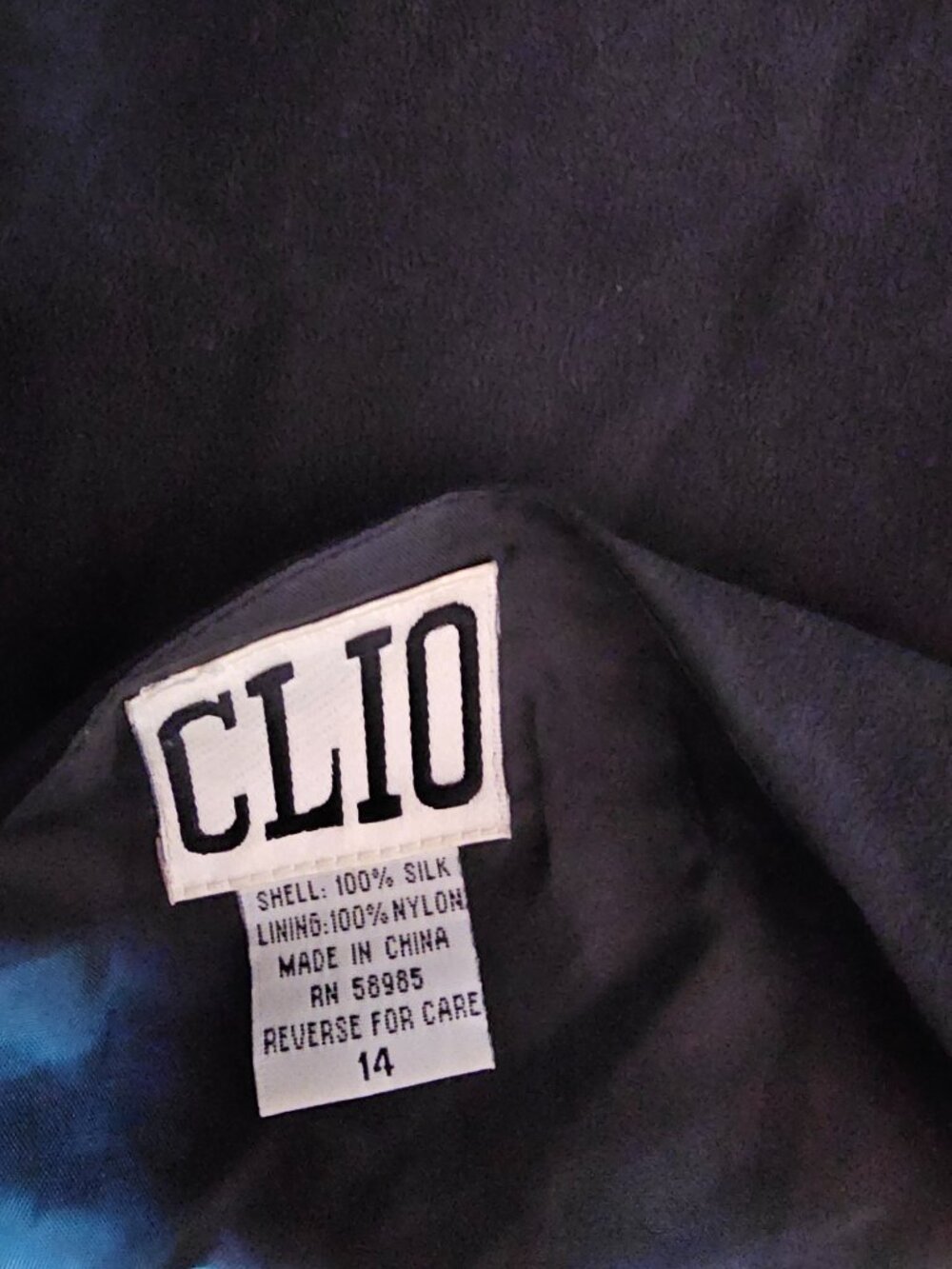 Vintage CLIO Asymmetric Fringe Skirt 14 - Picture 3 of 3